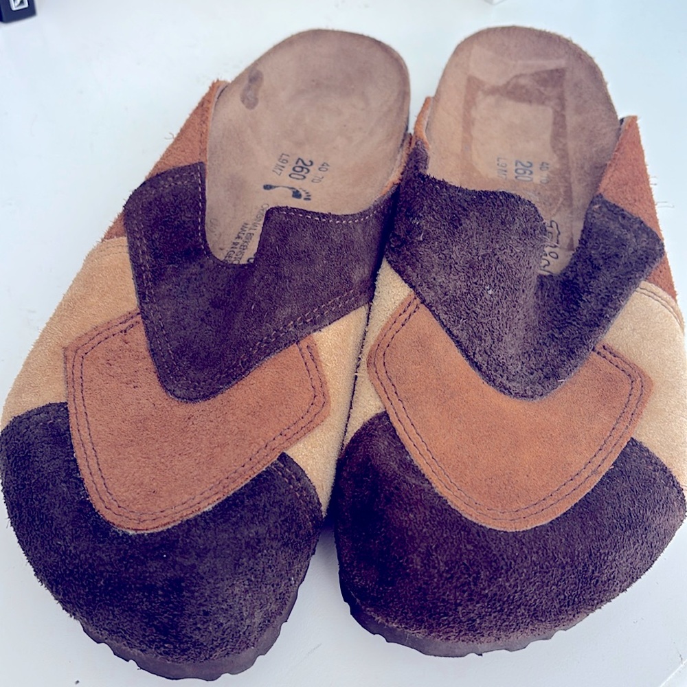 Birkis by Birkenstocks Provence Patchwork clogs size 40 women’s 9